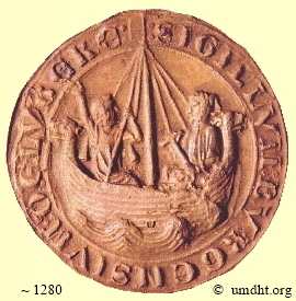 Luebecker Siegel um das Jahr 1280